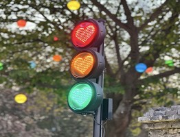 Jiangsu Nanjing Love Traffic Light